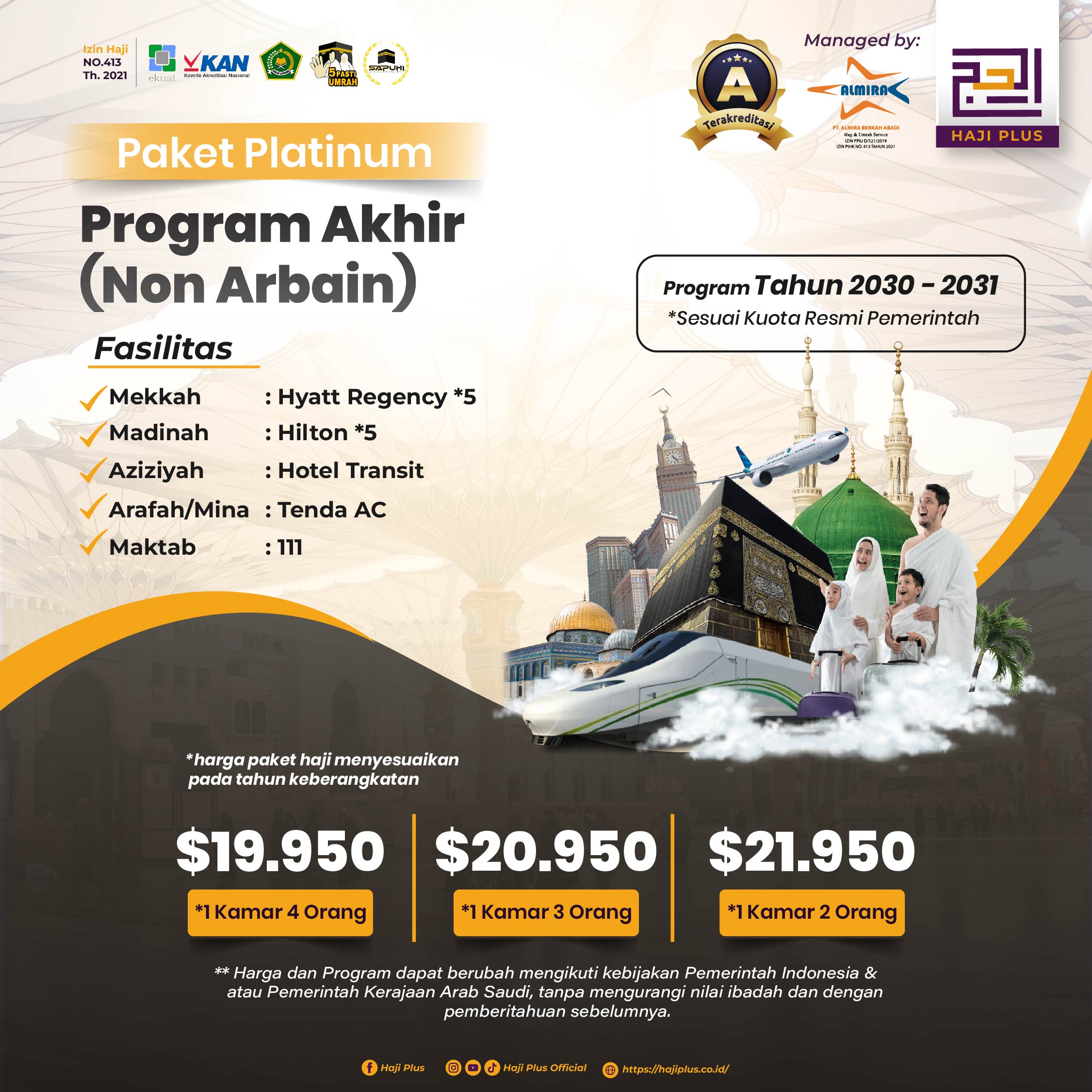 Biaya Haji Plus 2024 Terbaru